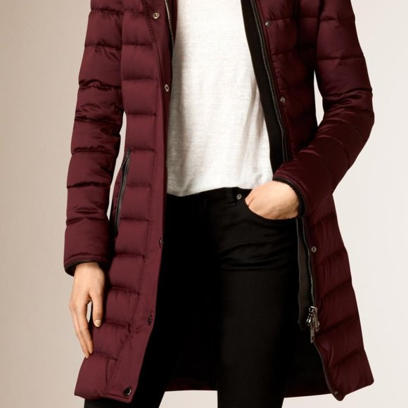 Burberry Down-filled Sateen Puffer with Fox Fur Trimmed Hood (Women) - Picture 7 of 7